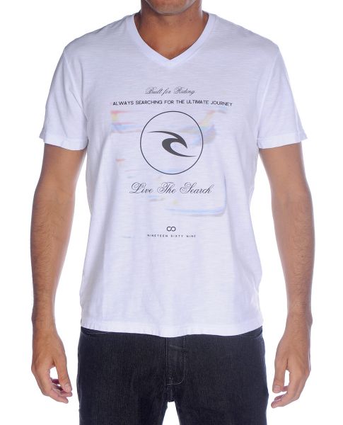 Camiseta Rip Curl Fins Out V Neck